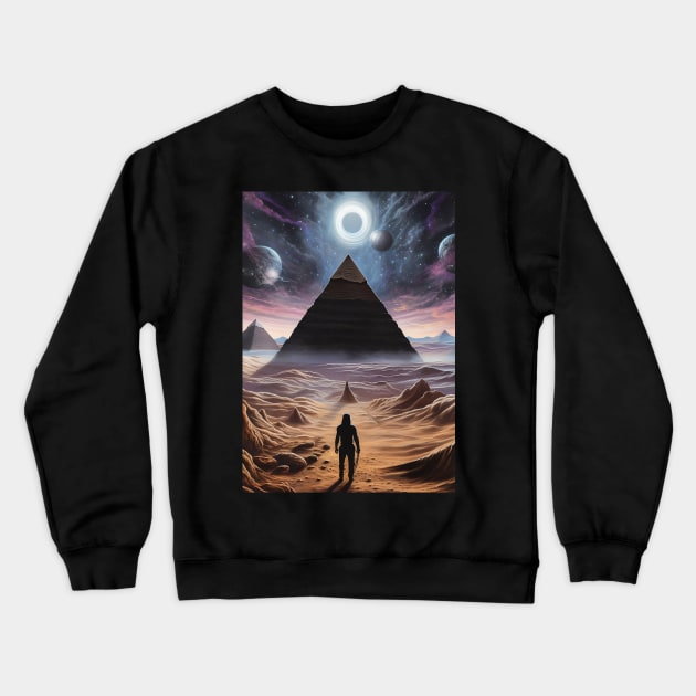 Cosmic Explorer Crewneck Sweatshirt by Rafael Pando